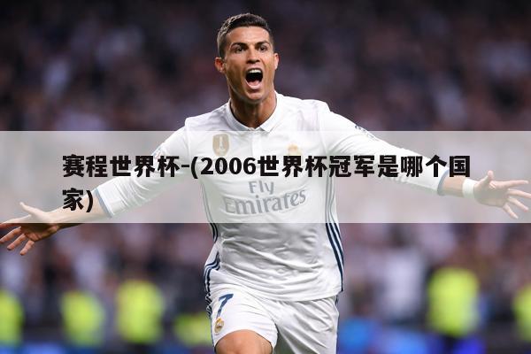 赛程世界杯-(2006世界杯冠军是哪个国家)